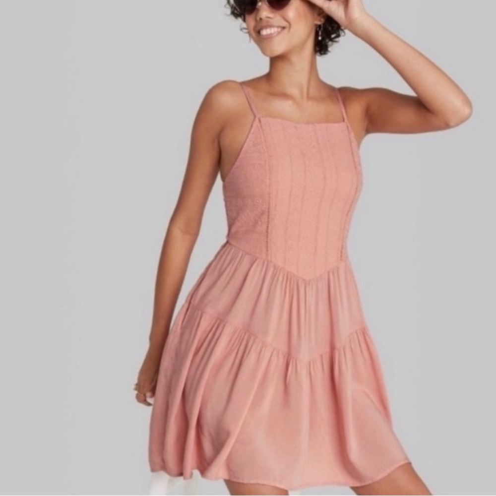 Wild Fable Pink Sleeveless Dress